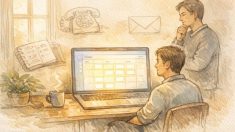 WordPress 予約システム 導入で電話や手帳管理からオンライン予約へ移行する様子