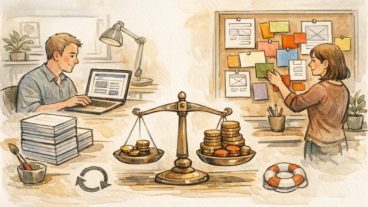 WordPress 制作会社 費用相場をテンプレート制作とフルオーダー制作で比較するイラスト