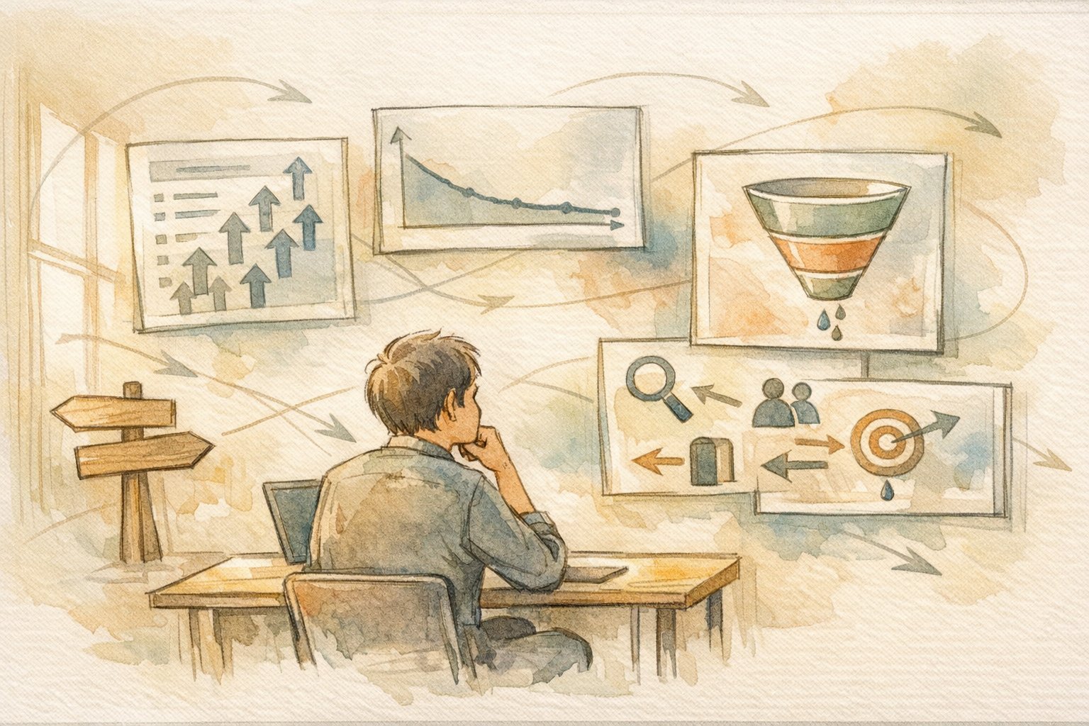 静かなワークスペースでSEO指標のギャップに悩むマーケター, SEO 意味ない 2024