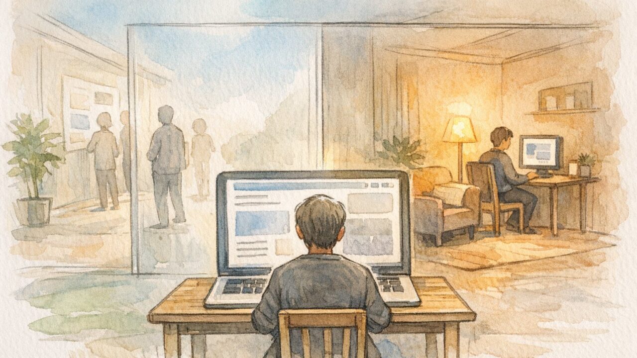 無料から始めるWP 会員制サイト 作り方 無料の基本像、公開ページと会員専用エリアの構成イメージ