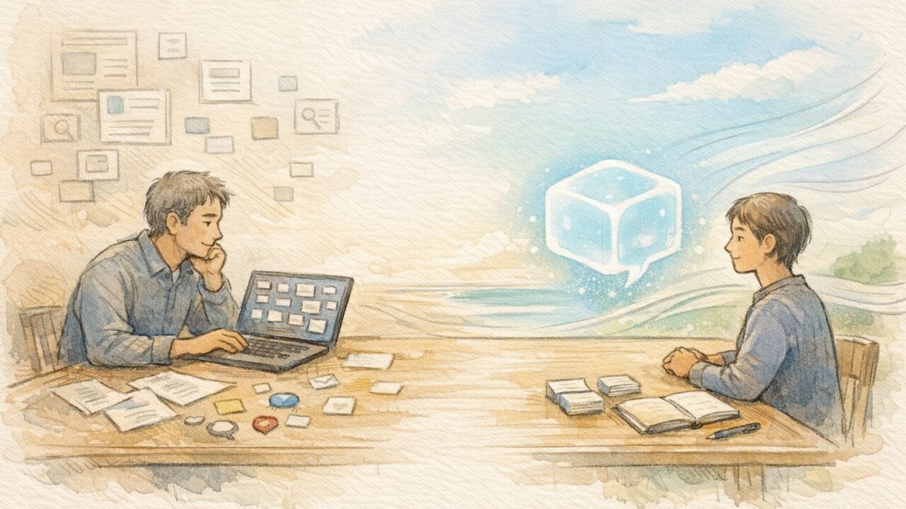AIネイティブ世代の特徴、検索から対話型AIへ情報の扱い方が変化する様子