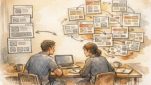 WordPress 法人サイト 制作 テンプレート活用の利点を比較検討する落ち着いた作業風景