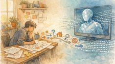 AIに負けない ライターがAIと協働しながら戦略的思考を深める様子