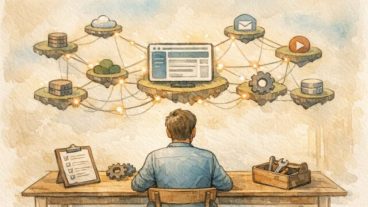 WordPress Webhook 連携の前提条件を整理し、接続の脆さや代替手段を俯瞰する設計イメージ
