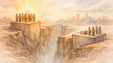 小さな数値差が大きな体験差になる2位と1位の差を示すイラスト