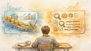 AI投資・資産運用ツール比較、全自動型とアシスタント型を見比べる人