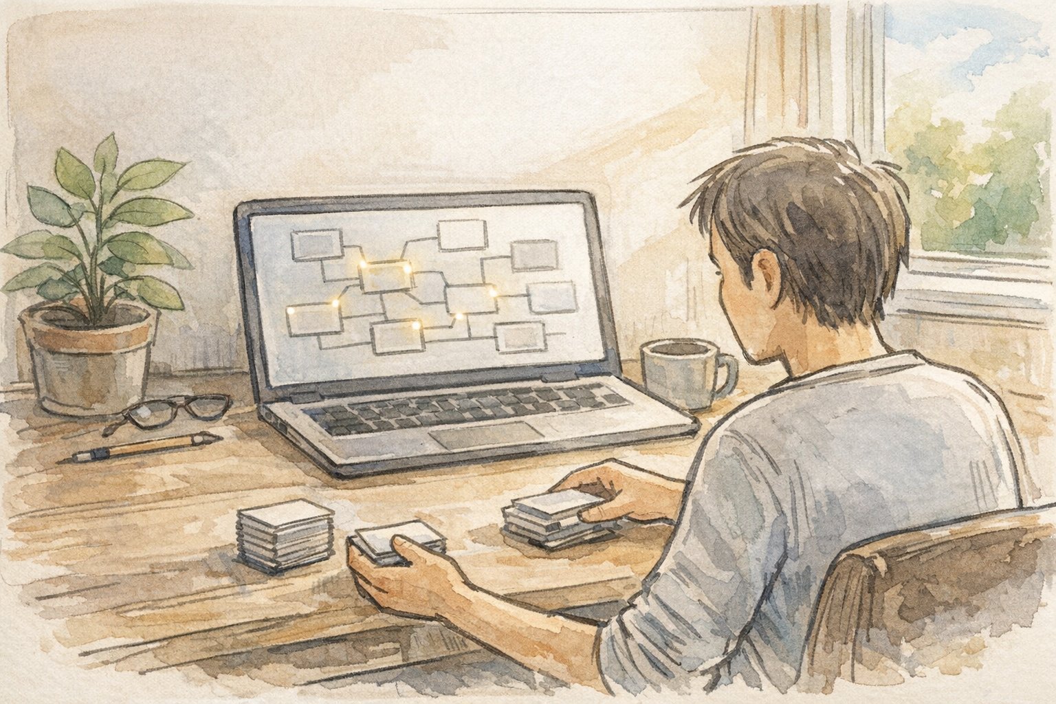 WP 記事の「賞味期限」を管理する方法で古い記事を整理し内部リンクを最適化する様子