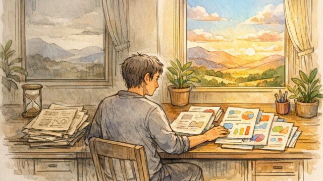 過去記事 リノベーションによって古い記事を整理し、新しい価値に更新していくワークスペースの様子
