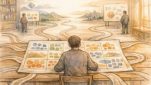 オープンソース AI モデル 一覧を地図のように俯瞰し進路を考えるビジネスパーソン