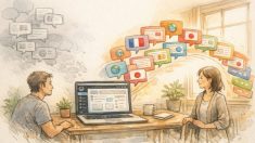 WordPress 多言語翻訳 AI プラグインで不自然な翻訳から滑らかな多言語サイトへ移行する様子