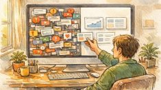 散らかったWP 管理画面 カスタマイズ（ダッシュボード整理）を整える作業机と画面構成