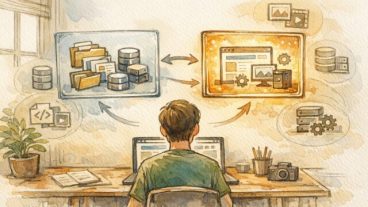 WP サイトの スナップショット 保存方法をバックアップと比較しつつ範囲を選択する様子