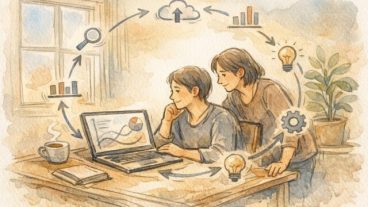 静かなワークスペースでSEO ツール サポート 体制の必要性を考える人と寄り添う相談者